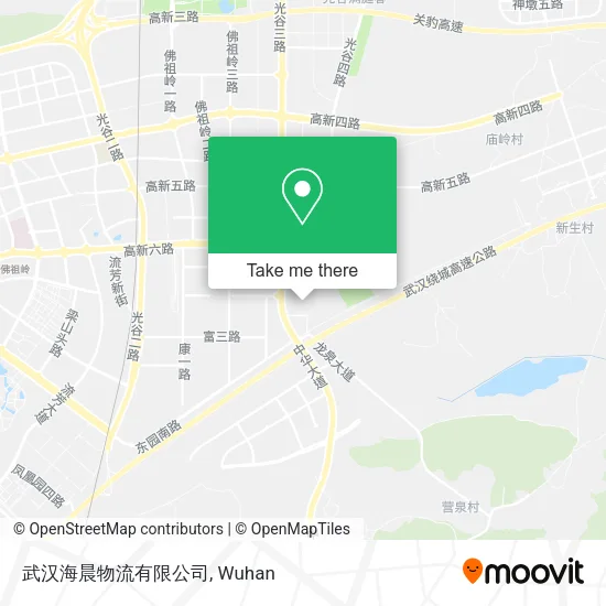 武汉海晨物流有限公司 map