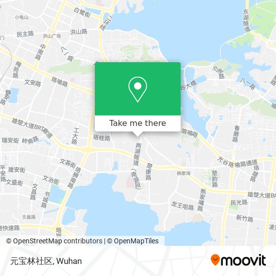 元宝林社区 map