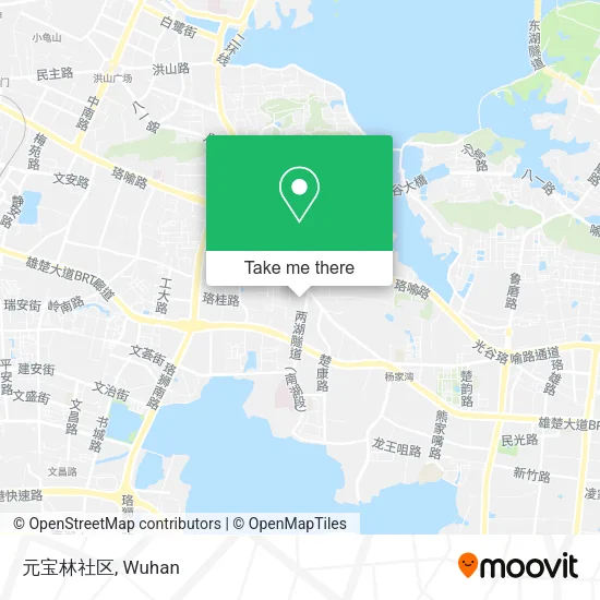 元宝林社区 map