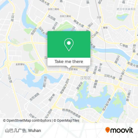 山巴几广告 map