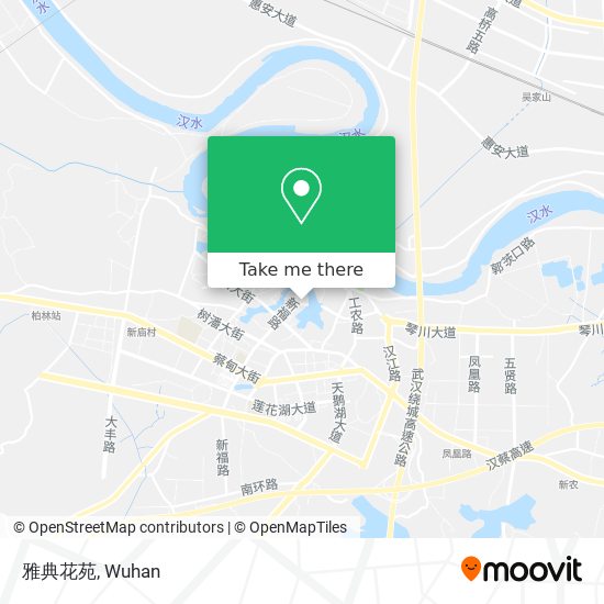 雅典花苑 map