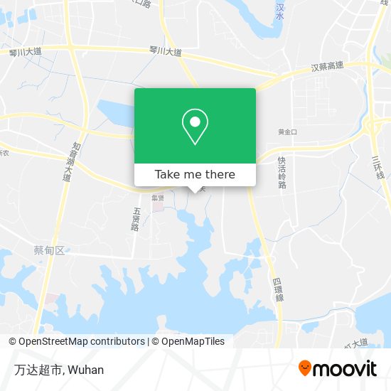 万达超市 map