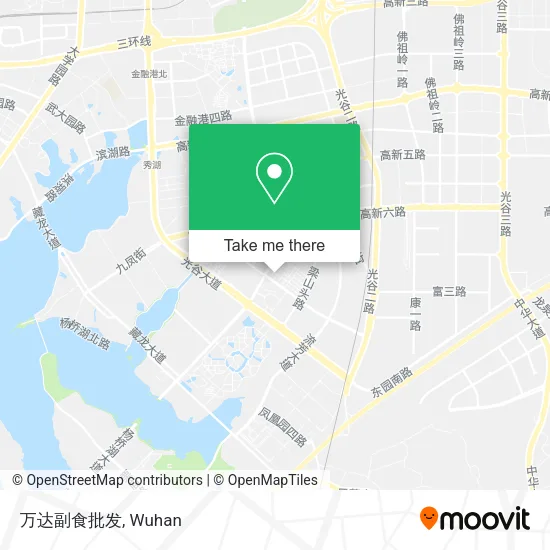 万达副食批发 map