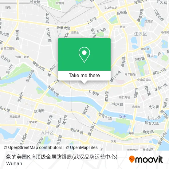 豪的美国K牌顶级金属防爆膜(武汉品牌运营中心) map