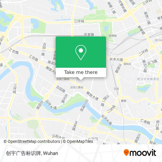 创宇广告标识牌 map