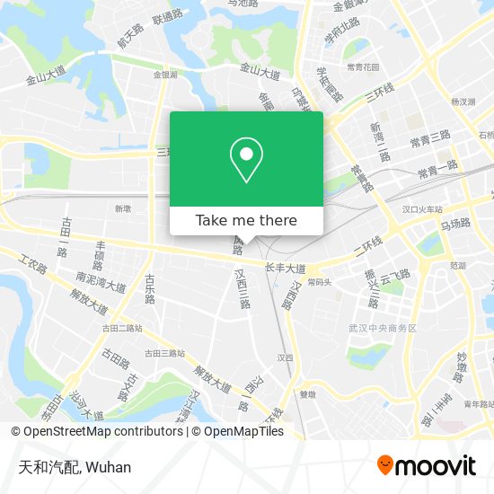 天和汽配 map