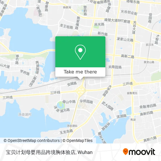 宝贝计划母婴用品跨境胸体验店 map