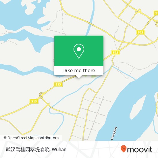 武汉碧桂园翠堤春晓 map