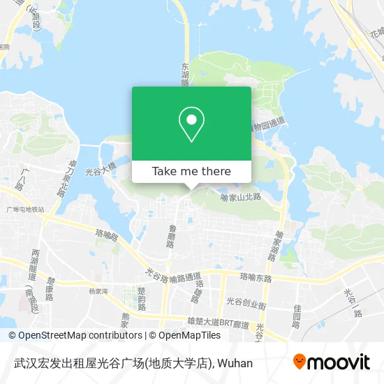 武汉宏发出租屋光谷广场(地质大学店) map