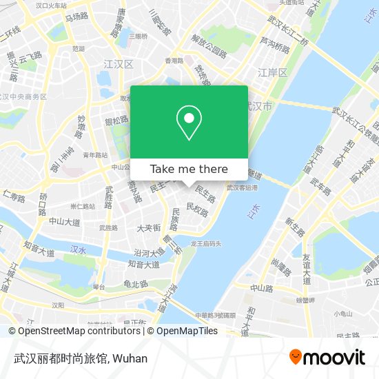 武汉丽都时尚旅馆 map