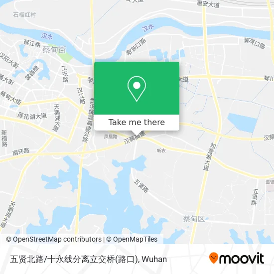 五贤北路/十永线分离立交桥(路口) map