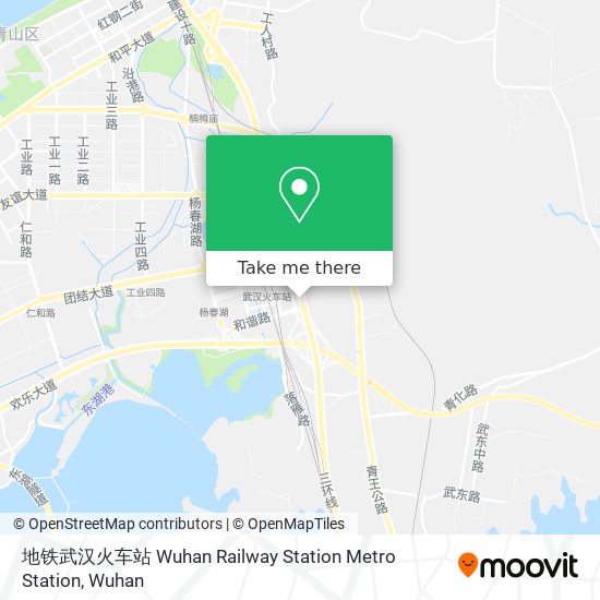 地铁武汉火车站 Wuhan Railway Station Metro Station map