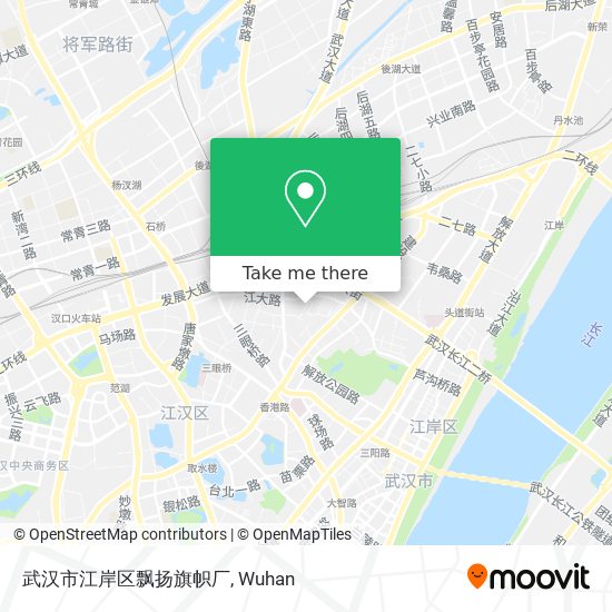 武汉市江岸区飘扬旗帜厂 map