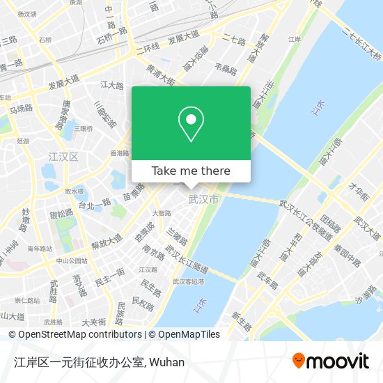江岸区一元街征收办公室 map