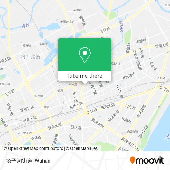 塔子湖街道 map