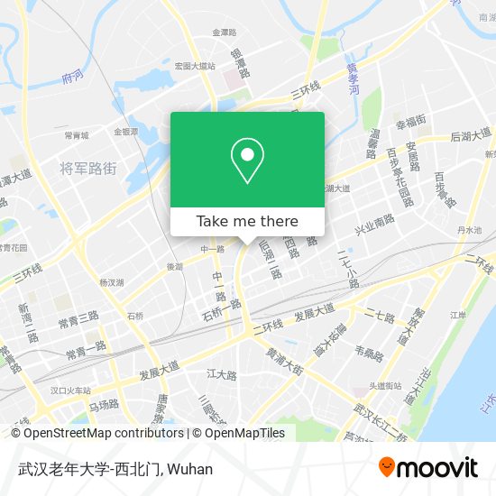 武汉老年大学-西北门 map