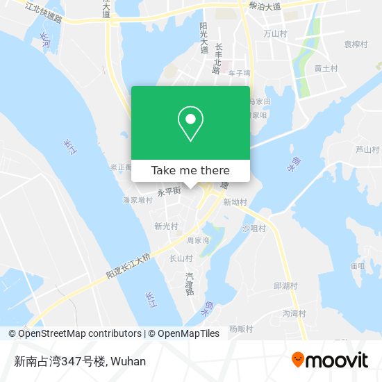 新南占湾347号楼 map