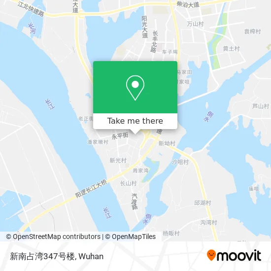 新南占湾347号楼 map