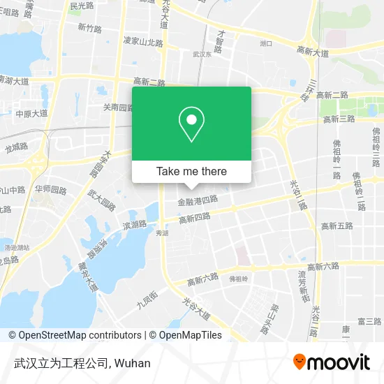 武汉立为工程公司 map