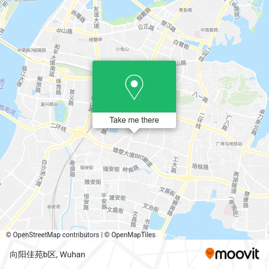 向阳佳苑b区 map