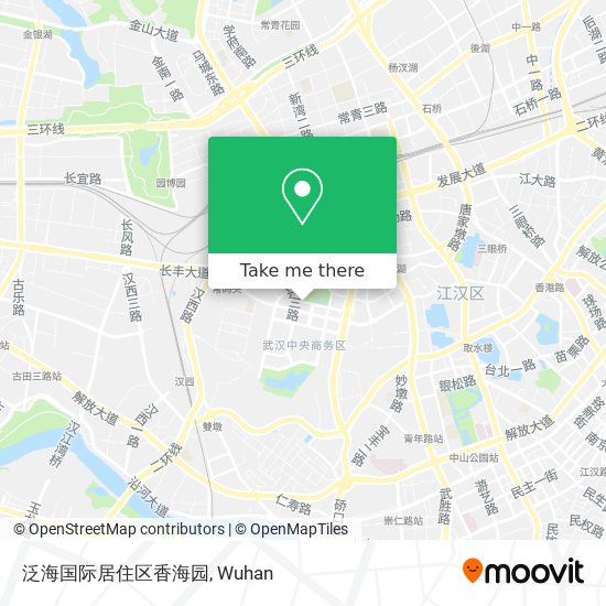 泛海国际居住区香海园 map