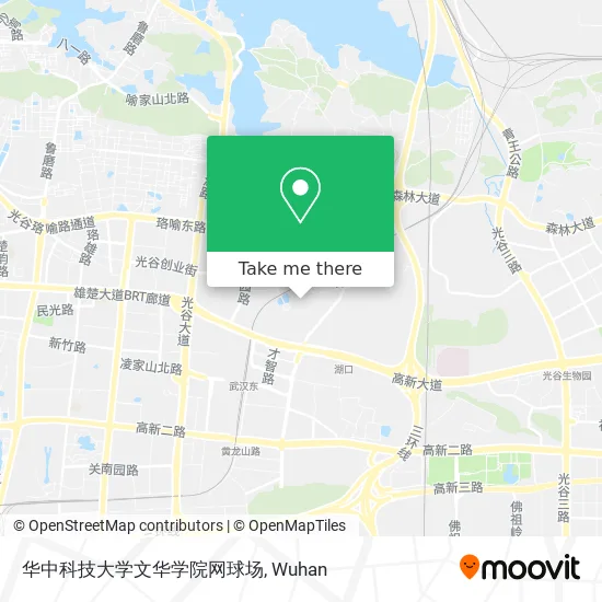 华中科技大学文华学院网球场 map