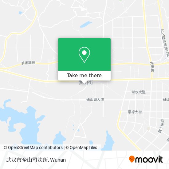 武汉市奓山司法所 map