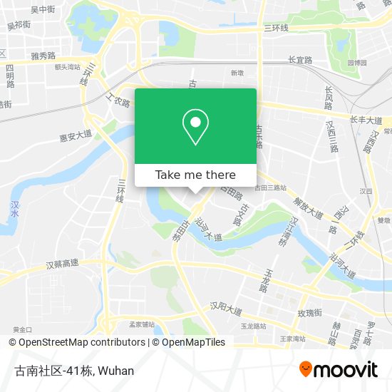 古南社区-41栋 map