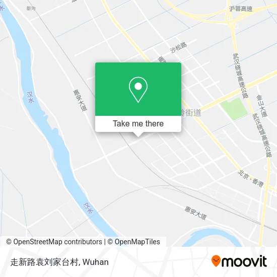 走新路袁刘家台村 map