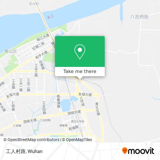工人村路 map