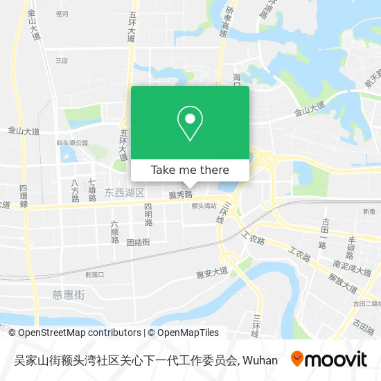 吴家山街额头湾社区关心下一代工作委员会 map