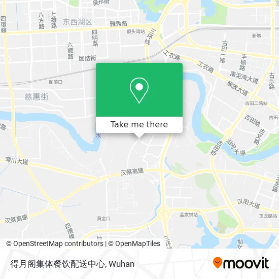 得月阁集体餐饮配送中心 map