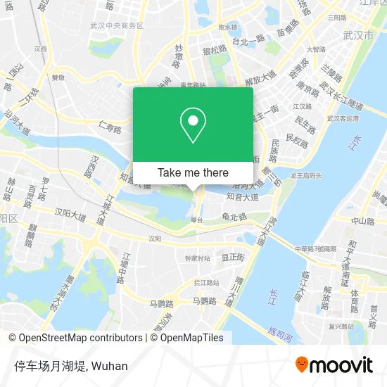 停车场月湖堤 map