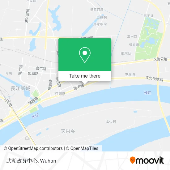 武湖政务中心 map
