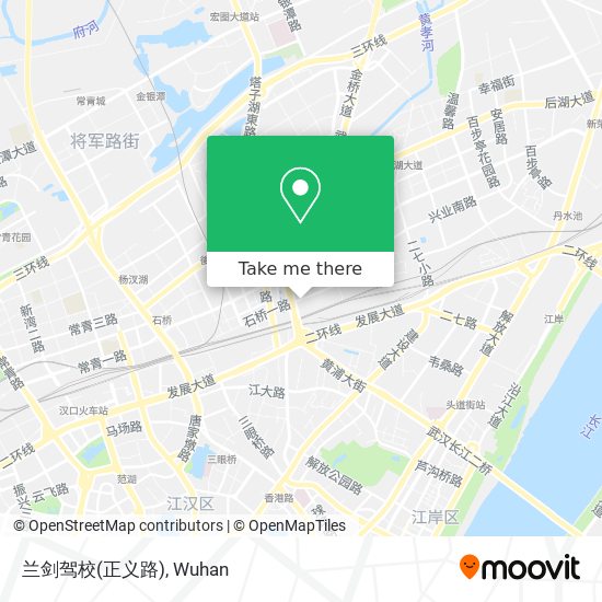 兰剑驾校(正义路) map
