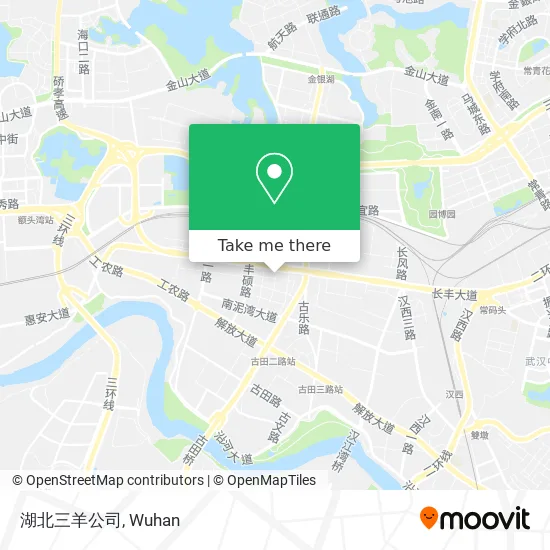 湖北三羊公司 map