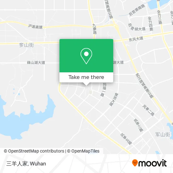 三羊人家 map
