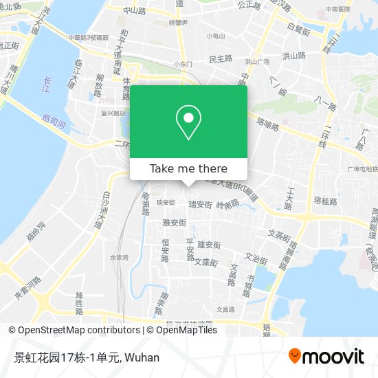 景虹花园17栋-1单元 map