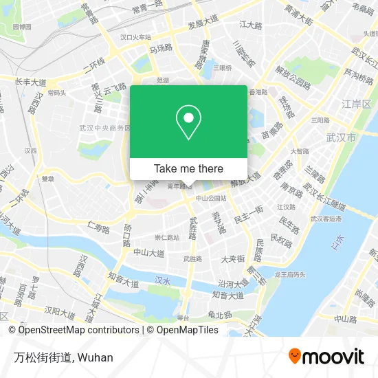 万松街街道 map