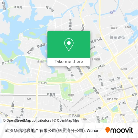 武汉华信地联地产有限公司(丽景湾分公司) map