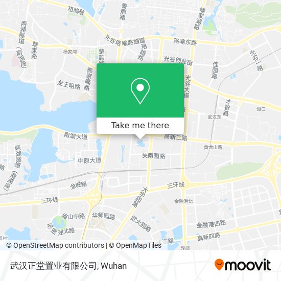 武汉正堂置业有限公司 map