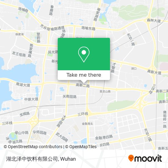 湖北泽中饮料有限公司 map