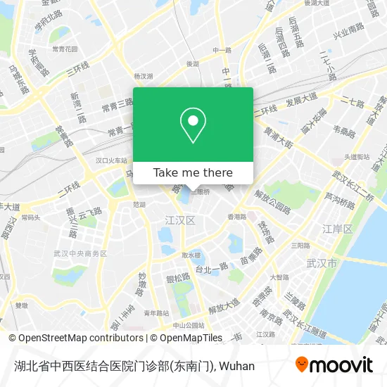 湖北省中西医结合医院门诊部(东南门) map