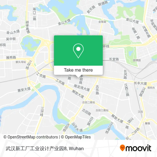 武汉新工厂工业设计产业园8 map