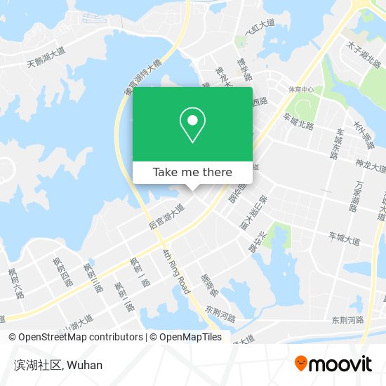 滨湖社区 map