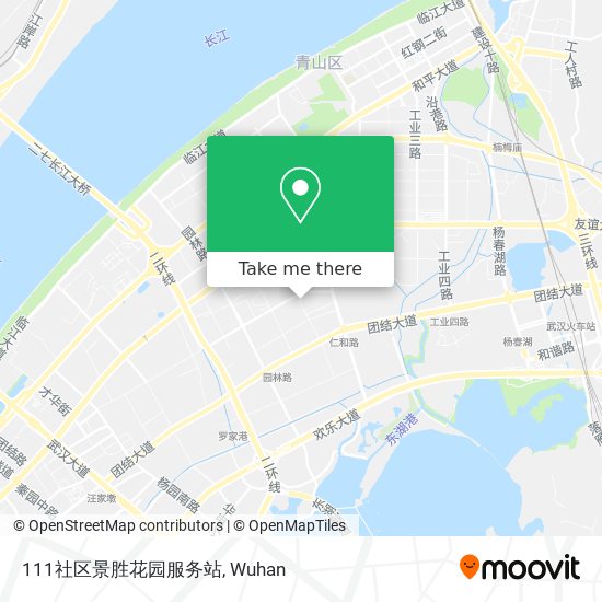 111社区景胜花园服务站 map