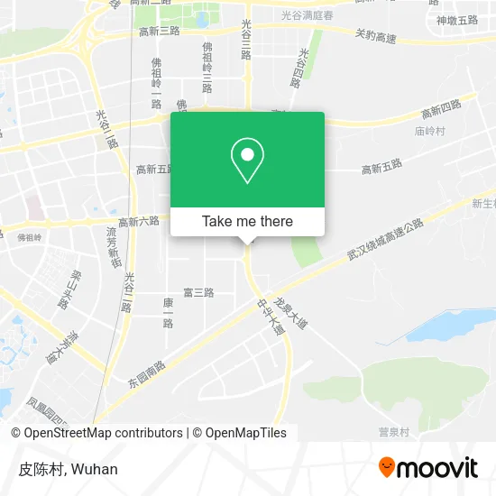 皮陈村 map