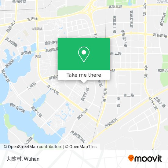 大陈村 map