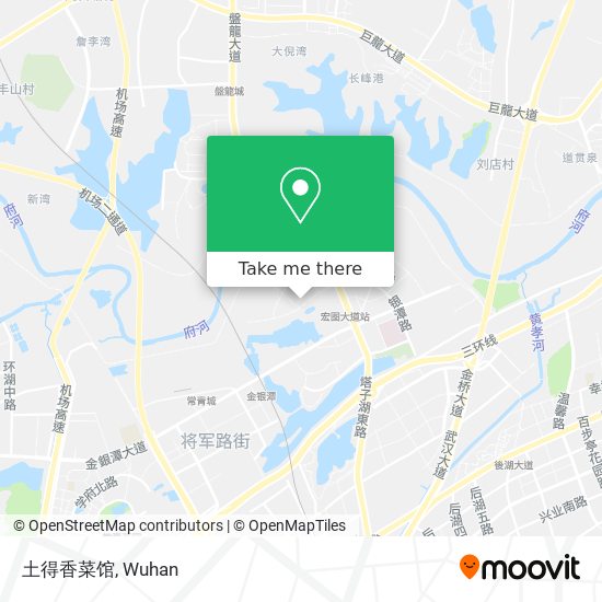土得香菜馆 map
