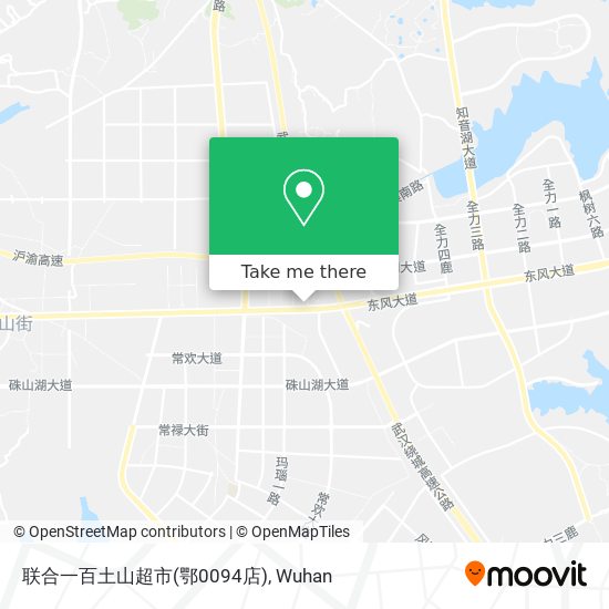 联合一百土山超市(鄂0094店) map